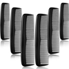 24 Pieces Hair Combs Set Plastic Hair Comb for Women and Men, Fine Dressing Comb (Black)