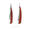 Folding Shave Knife Wood Handle Beard Straight Razor Hair Dressing Tool Men Manual Convenience Hair Trimmer Shaver
