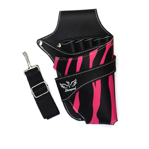 Professional Barber Use High Quality Leather Waist Pack Hair Scissors Pouch Holster