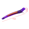 6pcs/set Crocodile Leather Hairpin Flat Duckbill Hair Fixed Clip Salon Barber Styling Household Braid Tools