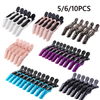 5/6/10pcs/lot Plastic Hair Clip Hairdressing Clamps Claw Section Alligator Clips Barber For Salon Styling Hair Accessory Hairpin