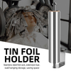 Barbershop Wall-mounted Paper Roll Holder with Stainless Steel Tin Foil Paper Holder