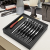 Customized Logo Barber Scissors Storage Box Organizer Convenient Hairdressing Holders Case
