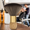 New Product Soft Nylon Hair Dust Brush Neck Face Duster Salon Hair Cut Tools Wooden Handle Neck Duster