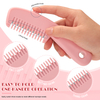 Salon New Arrival Hair Styling Tools Comb with Razor Blade Plastic Handle Razor Comb