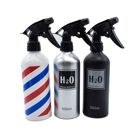 500ml High Grade Aluminum Trigger Spray Bottle Hairdressing Tool