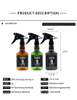 Spray Bottles with Adjustable Nozzle.