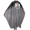 Barber Cloth Skull Pattern Apron Polyester Cape