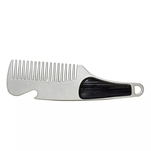 Steel Metal Beard Comb for Men