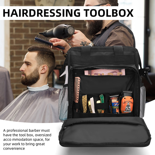 Customize Logo Large Capacity Barber Bag Hairstylist Backpacks Tool Bags for Salon