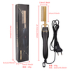 Professional 3 Temperature Adjust Hair Straightener Electric Heating Comb Hot Comb
