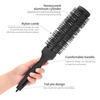 Salon Profession Aluminum Comb Round Hair Brush Hairdressing Styling Hair Curling Comb