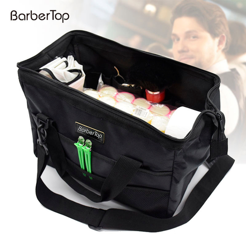 Hot Sales Salon Barber Tool Bag Portable Large Capacity Barber Tool Bags Black Large Capacity