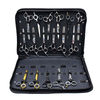 Leather Scissor Bag Barber Tool Salon Storage Showcase for Men