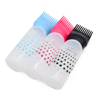 Wholesale Plastic Oil Comb Bottles Hair Color Dye Bottle Shampoo Dispensing Bottle for Salon in 3 Colors