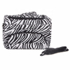 Barber Styling Hairdressing Tool Bag Salon Scissor Comb Trimmer Storage Bag Makeup Case Organizer Hair Dryer Training Zebra Bag