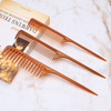 3 PCS Orange Straight Hair Combs Salon Styling Comb Barber Hair Cutting Combs Set