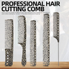 Printed Straight Hair Comb Home Salon Hair Styling Hairdressing Comb Set For Barber