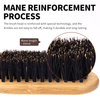Boar Bristle Soft wave brush custom logo Wooden Beard Brush Hair Brush for Men