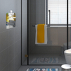 Acrylic Anti Fog Mirror Bathroom Tools Shower Shaving Fogless Mirror Washroom Travel Accessories With Wall Suction For Men Women