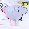 Handheld Makeup Mirror Heart-Shaped Makeup Vanity Mirror SPA Salon Compact Mirrors Cosmetic Mirror for Women
