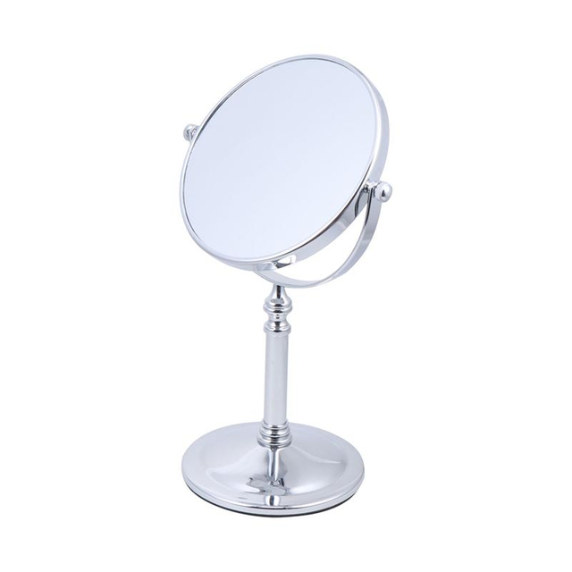 Mirror Vanity Magnifying Side Golden Table Double Magnification 3X Stand Swivel Home Two Bathroom Shaving Beauty Vintage