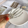 1pc Shining Skull Hand Hair Clips Women Head Wrap Bling Hair Clips Women Styling Tool Hairgrip Hair Accessories
