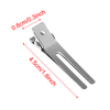 New Professional Double Prong Hair Clip Salon Setting Hairdressing Style Fixed Hair Clip Stainless Steel Makeup Clip