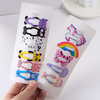 New Girls Cartoon Pattern Hairpins Cute Animal Rainbow Sweet Hair Clips Kids BB Clips Hair Accessories Fashion Barrettes Gift