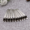 Hair Clips Hairdressing Duck Alligator Clips Stainless Steel Salon Tool Hair Sectioning Clip 10PCS 8.7cm Silver New Portable
