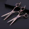 Professional Japan 440c 6 '' Rose Gold Hair Scissors Haircut Thinning Barber Makas Make Up Cutting Shears Hairdresser Scissors