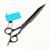 Professional JP 440c steel 8 '' Pet dog grooming Black hair scissors Cutting barber tools haircut shears Hairdressing scissors