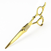 Professional JP 440c steel 6 '' Upscale scissor Gold hair scissors haircut thinning barber cutting shears hairdressing scissors