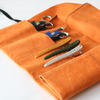 Genuine Leather Pouches Case Pull Up Leather Pouches Scissors Bag