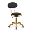 Barber Chairs Leather Round Beauty Manicure Stool Salon Shaving Hairdresser Stools Esthetician Stool With Wheels Rotating Chair