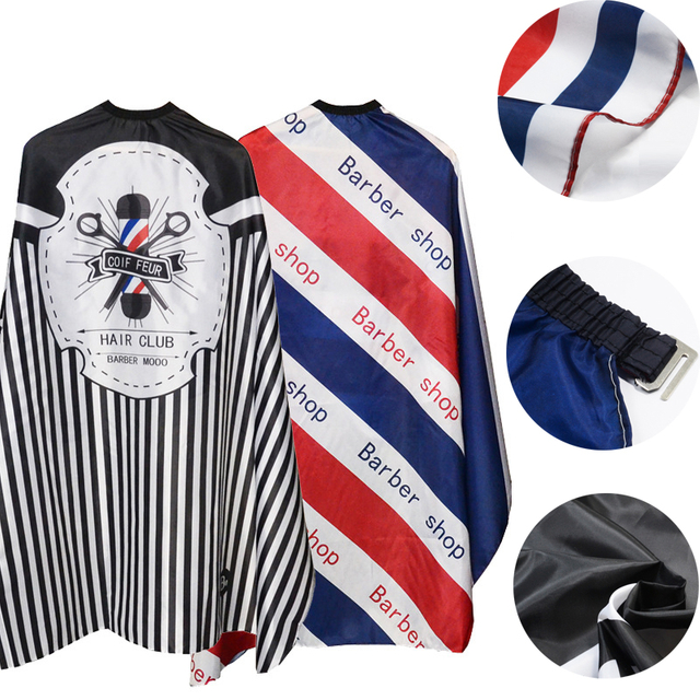 Hairdressing Cloth Pattern Cutting Hair Waterproof Cloth Salon Barber Cape Professional Hair Stylist Retro Hairdressing Cloth