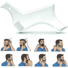 Men Beard Template StylingTool Double Sided Beard Shaping Comb Beauty Tool Shaving Hair Removal Razor Tool for Men