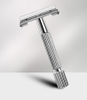 Classic Razor Handle Razor Holder Men 's Shaving Face Razor Blades Machin Safety Stainless Steel for Men Barber Straight