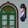 Barber Shop Pole Light Rotating Sign Light Classic LED Light Hairdressing Rainproof Lamp Waterproof Vintage Style for Outdoor