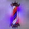 Barber Shop Pole Open Sign 3 Color Rotating Light Energy Saving Hair Salon Sign Lamp