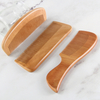 1Pcs Wood Comb Carved Painted Anti-Static Natural Head Massage Comb Handmade Wooden Hair Comb Hair Styling Tools for Gift