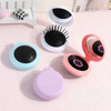 Small Size Hair Comb with Folding Mirror Traveling Portable Massage Folding Comb Women Girl Hair Brush with Mirror Styling Tools