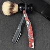 Colourful Professional Manual Shaver Straight Edge Stainless Steel Sharp Barber Razor Folding Shaving Beard Cutter Gift