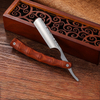 Barber Beard Shaving Razor Gift Wood Professional Barber Razor Premium Quality Straight Edge Razor