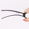10PCS Professional Hairdressing Salon Hairpins Black Plastic Single Prong DIY Alligator Hair Clip Hair Care Styling Tools