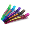 6pcs/set Crocodile Leather Hairpin Flat Duckbill Hair Fixed Clip Salon Barber Styling Household Braid Tools