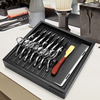 Multifunctional Large Capacity Hair Scissors Holder Case Box Hair Scissors Storage Box