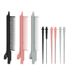 Barber Partition Comb Detachable Clip Stylist Hairbrush Edge Brush Universal Tail Comb 