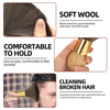 New Product Soft Nylon Hair Dust Brush Neck Face Duster Salon Hair Cut Tools Wooden Handle Neck Duster