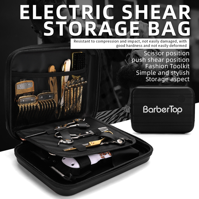 Hot Sale Salon Tool Cases Hairdresser Hair Cut Comb Scissors Shear Kit Storage Barber Bag